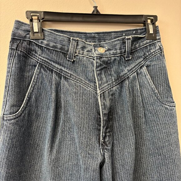 VINTAGE pinstripe Roper Jeans - Picture 1 of 5